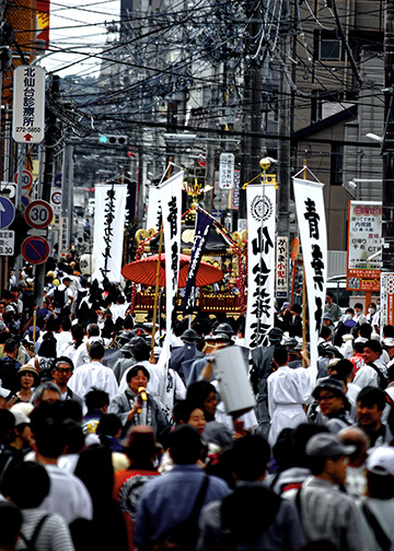 神輿の大移動